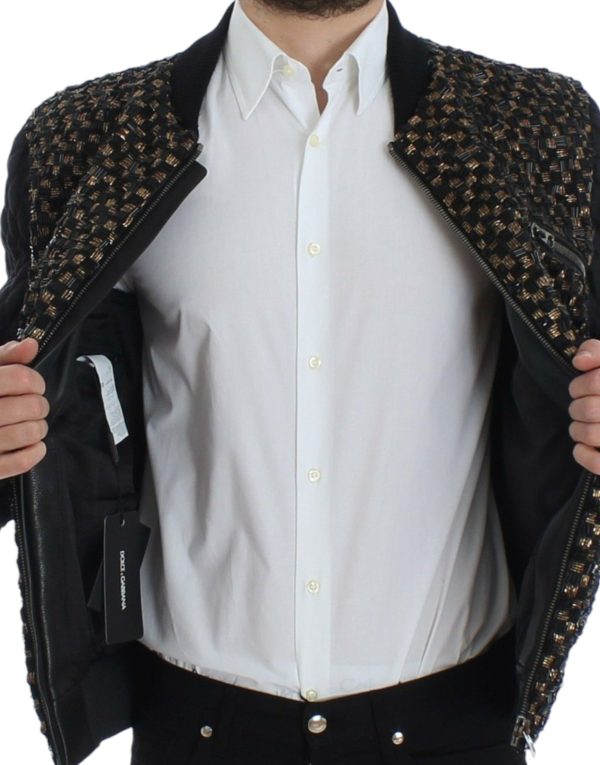 Elegant Black Sequined Designer Jacket - Image 6