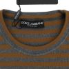 Yellow & Gray Striped Oversized Sweater - Image 6