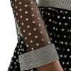 Elegant Crystal-Embellished Long Black Dress - Image 6