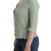 Chic Green Knitted Top – Ethereal Elegance - Image 2