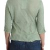Chic Green Knitted Top – Ethereal Elegance - Image 3