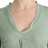 Chic Green Knitted Top – Ethereal Elegance - Image 5