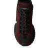 Burgundy Leather High Top Sneakers - Image 6