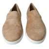 Elegant Beige Leather Loafers - Image 2