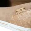 Elegant Beige Leather Loafers - Image 5