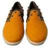 Exclusive Orange Canvas Loafers with Studs - Image 2