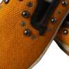 Exclusive Orange Canvas Loafers with Studs - Image 8