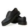 Elegant Mens Leather Derby Dress Shoes - Image 7
