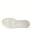 Sleek White Low Top Leather Sneakers - Image 6