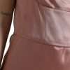 Elegant Long Silk Gown in Pink - Image 5