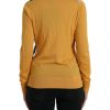 Elegant Patchwork Henley Silk Blend Sweater - Image 3