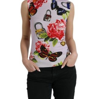 Elegant Cashmere-Silk Blend Tank Top