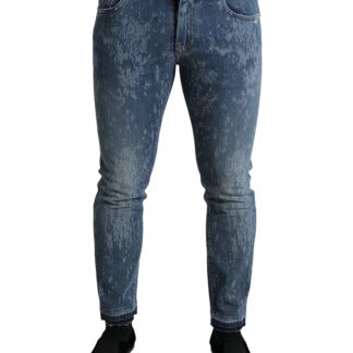Chic Blue Skinny Stretch Denim Jeans