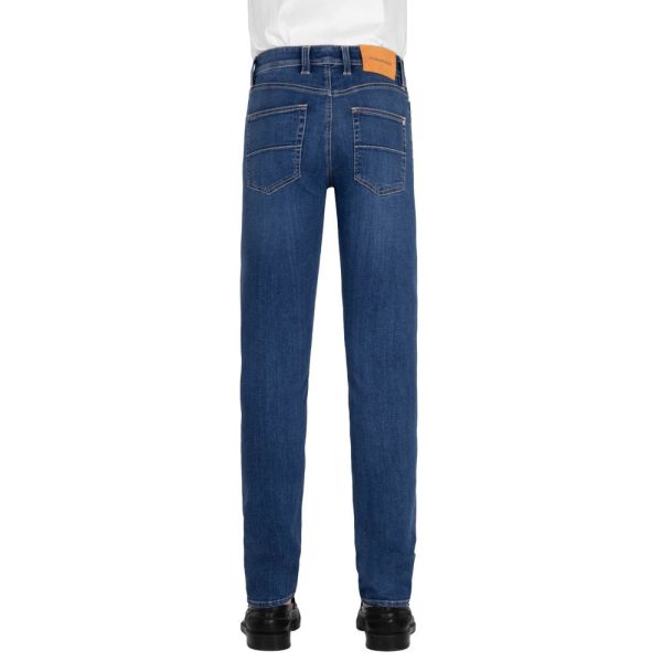 Elegant Stretch Cotton Men's Jeans - Image 4