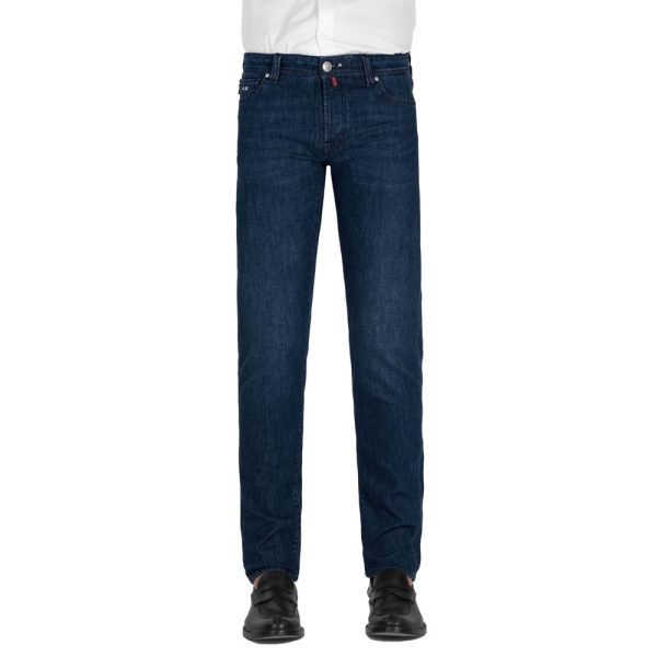 Elegant Stretch Cotton Men's Jeans - Image 3