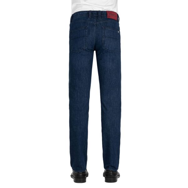Elegant Stretch Cotton Men's Jeans - Image 4