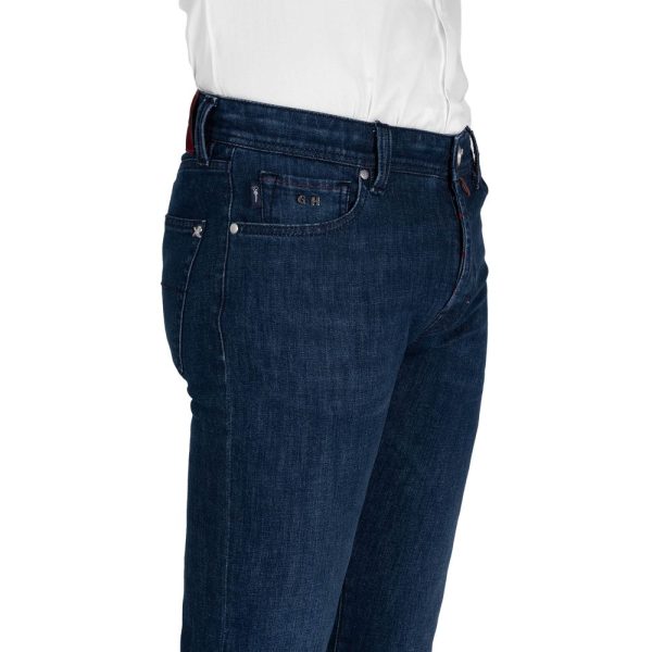 Elegant Stretch Cotton Men's Jeans - Image 6