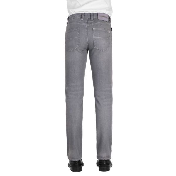 Gray Cotton Men's Jeans - Image 4