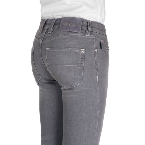 Gray Cotton Men's Jeans - Image 5