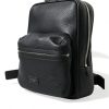 Chic Black Calf Leather Small Backpack - Image 2