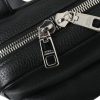 Chic Black Calf Leather Small Backpack - Image 6