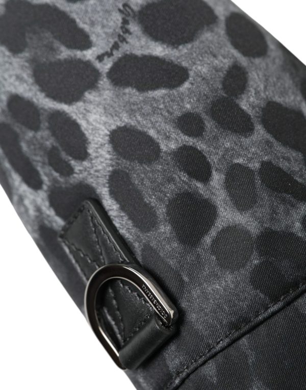Chic Leopard Print Round Bottle Cage - Image 4