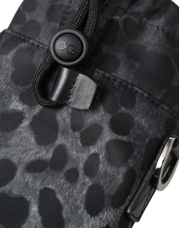 Chic Leopard Print Round Bottle Cage - Image 5