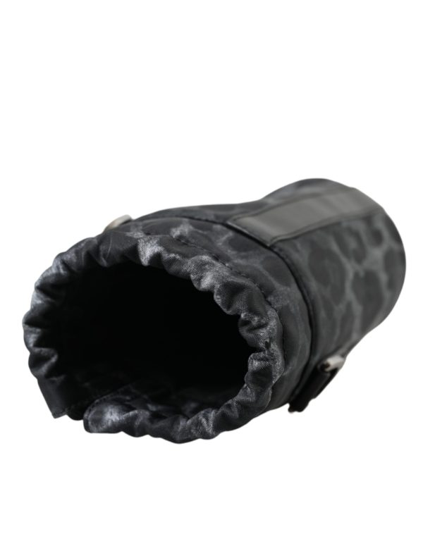 Chic Leopard Print Round Bottle Cage - Image 6
