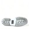 Sophisticated Black and White Leather Derby Shoes - Image 6