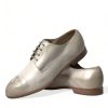 Elegant White Calfskin Derby Shoes - Image 5