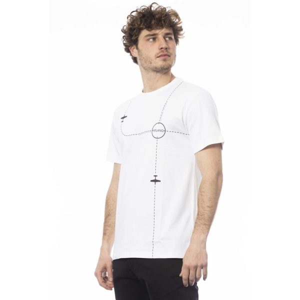 White Cotton Men's T-Shirt - Image 2