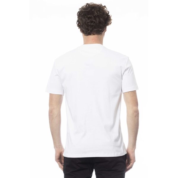 White Cotton Men's T-Shirt - Image 3