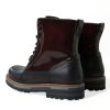 Elegant Bi-Color Leather Boots - Image 4