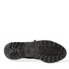 Black Leather Ankle Strap Boots - Image 6
