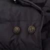 Elegant Dark Blue Silk Blend Jacket - Image 8