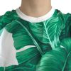 Silk Banana Leaf Print Tank Top - Image 4