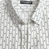 Elegant White Cotton Slim Fit Dress Shirt - Image 5