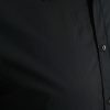 Sleek Black Slim Fit Italian Dress Shirt - Image 5