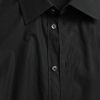 Sleek Black Slim Fit Italian Dress Shirt - Image 6