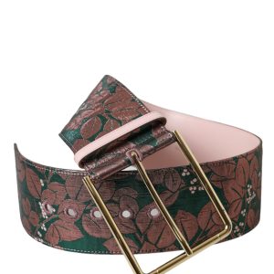 Multicolor High-Waist Statement Belt