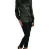 Elegant Silk Ascot Collar Blouse - Image 2