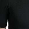 Elegant Silk Crew Neck Tee in Dark Grey - Image 5