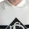 White DG Logo Collared Henley Shirt T-shirt - Image 4