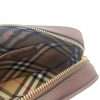 Small Leather Tan Camera Crossbody TB Logo Bag - Image 4