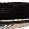 Ellerby Black Leather Icon Stripe Canvas Zip Around Continental Wallet - Image 3