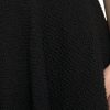 Black High Waist A-line Knee Length Skirt - Image 4