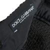 Black High Waist A-line Knee Length Skirt - Image 6