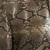 Beige Exotic Leather Biker Blouson Jacket - Image 5