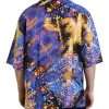 Multicolor Luminarie Print Cotton Casual Shirt - Image 2