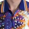 Multicolor Luminarie Print Cotton Casual Shirt - Image 4
